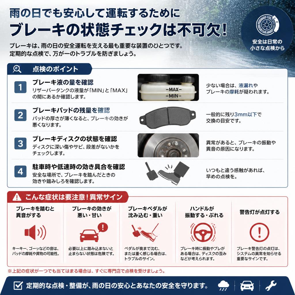 ブレーキの点検方法